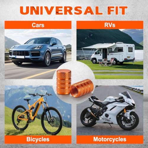 SINGARO 12PCS Tire Valve Stem Caps, Car Exterior Accessories, - Product Imagery