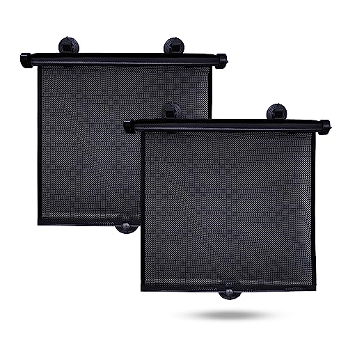 EcoNour Car Window Shades for Baby (2 Pack) Side Sunshade, Sun - Product Imagery