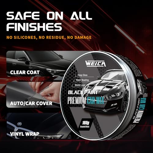 Car Wax for Dark Color Cars | Black, Charcoal, Midnight Blue | - Product Imagery