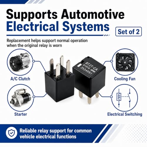 Relay 8T2T-CA (Set of 2) - 8T2T-CA 0101K 12VDC 20A Automotive - Product Imagery