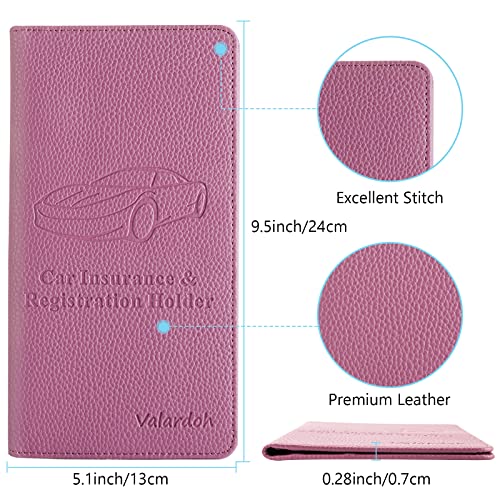 Valardoh Premium Car Registration and Insurance Card Holder, Car - Product Imagery