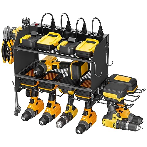 CCCEI Modular Power Tool Organizer Wall Mount Charging Station, - Product Imagery