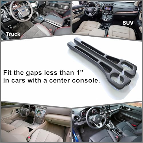 2 pack No Drop Car Seat Gap Filler Guard, Catcher Blocker - Product Imagery