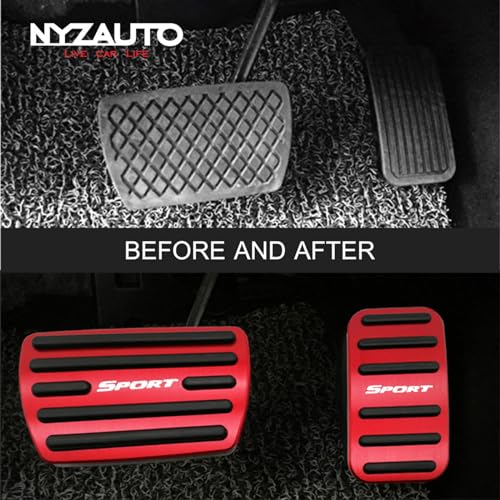 Anti-Slip Performance Foot Pedal Pads Compatible with Honda - Product Imagery