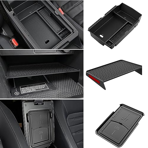 YPHUIKI 3PCS Center Console Organizer for Honda CR-V 2023-2026 - Product Imagery