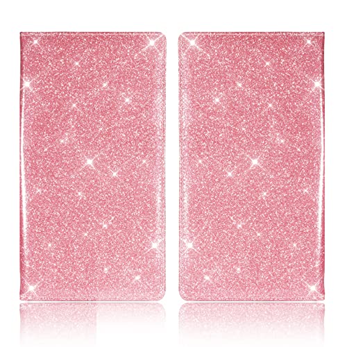 TOURSUIT Car Registration & Insurance Card Holder, Glitter Pink - Product Imagery