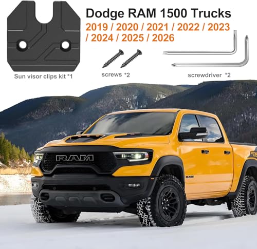 Sun Visor Repair Kit Fits for Dodge RAM 1500 Trucks 2019-2026, 1 - Product Imagery