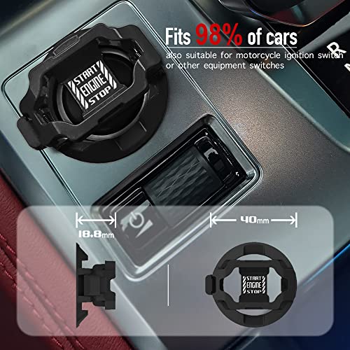 𝙊𝙧𝙞𝙜𝙞𝙣𝙖𝙡 | Tybasthe Push Start Button Cover, Car Engine - Product Imagery