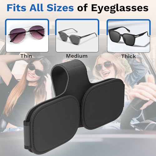 BFXM Sunglass Holder for Car Double Clip, Car Accessories - Product Imagery