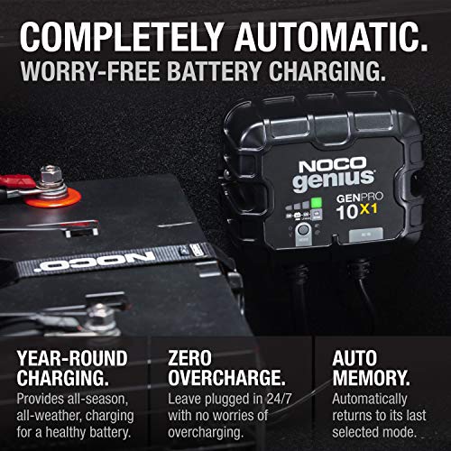 NOCO GENPRO10X1 12V 10A 1-Bank OnBoard Marine Battery Charger & - Product Imagery