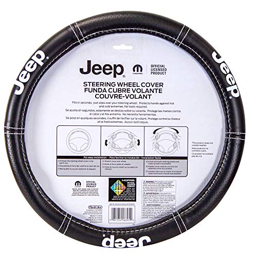 Plasticolor 006695R01 Jeep Deluxe High Contrast Stitching - Product Imagery