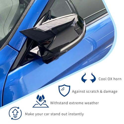 Mirror Caps Fit for BMW F30 F31 F32 F33 F34 F36 F20 F22 F23 F87 - Product Imagery
