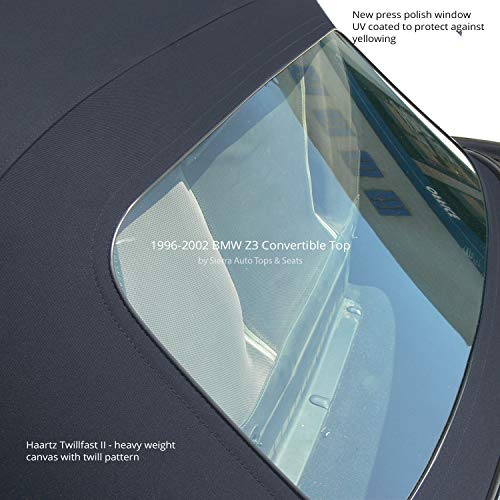 Sierra Auto Tops & Seats BMW Z3 Convertible Top, Blue Twillfast - Product Imagery