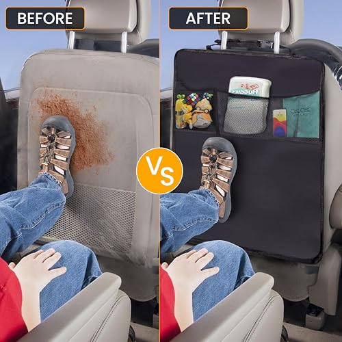 EcoNour Car Kick Mats Back Seat Protector - Product Imagery