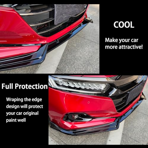 Archaic Front Bumper Lip Compatible for Honda Accord 10.5th - Product Imagery