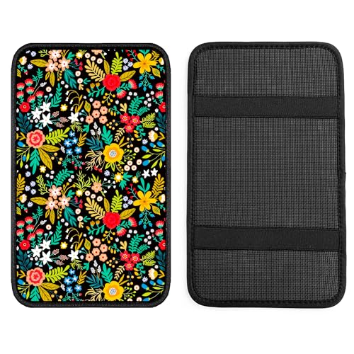 Garden wildflowers Universal Armrest Cover Pad, Car Center - Product Imagery