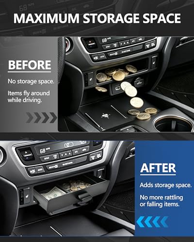 Center Console Organizer for Honda Ridgeline 2017-2026/ Pilot - Product Imagery