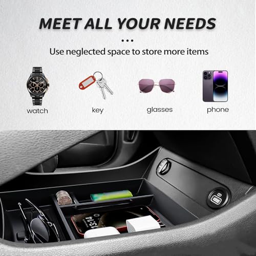 Lower Console Tray for 2021-2023 Hyundai Santa Fe Accessories - Product Imagery