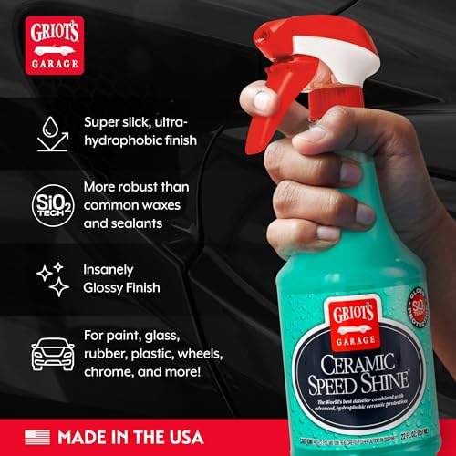 Griot's Garage Ceramic Speed Shine Detail Spray for Car - Product Imagery