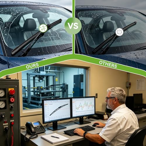 OEM QUALITY 24" + 20" PARRATI Premium All-Season Windshield - Product Imagery