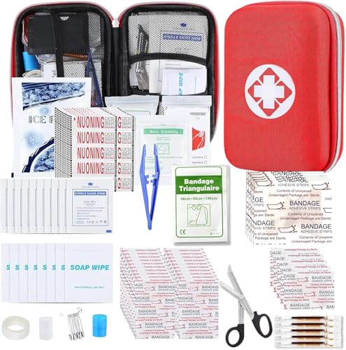 First Aid Kit 276PCS Car Home Camping Essentials Red Emergency - Product Imagery