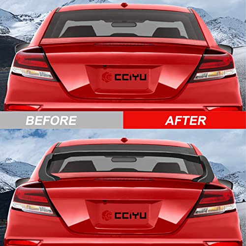 cciyu Rear Spoiler for Honda for Civic 2012-2015 - Product Imagery