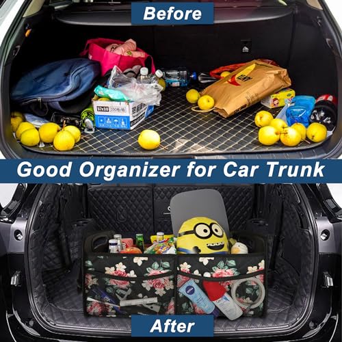 Deosk Car Trunk Organizer and Storage with Reinforced Handles - Product Imagery