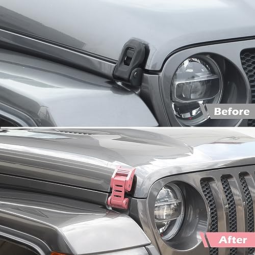 RT-TCZ for Wrangler Hood Latches Catch Kit Compatible with Jeep - Product Imagery