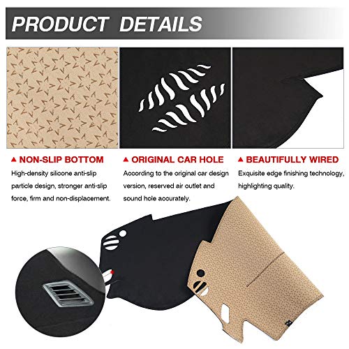 Autorder Dashboard Cover Mat for 2013-2018 Nissan Altima - Product Imagery
