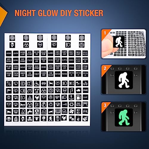 Nilight 3 Gang Rocker Switch Box 12V SPST ON Off PD Type C and - Product Imagery