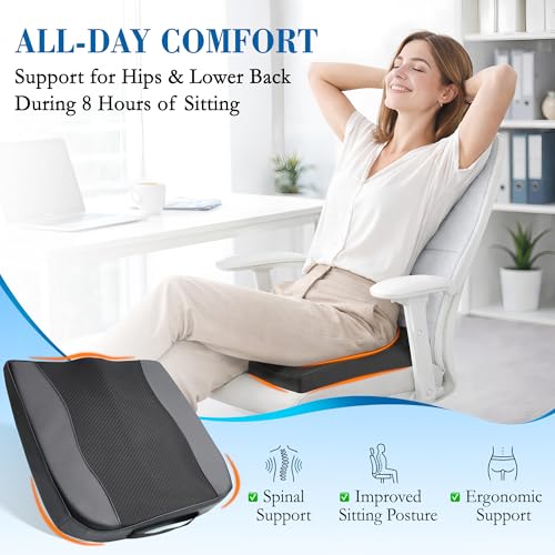 Lofty Aim Car Seat Cushion, Memory Foam Car Seat Cushions for - Product Imagery