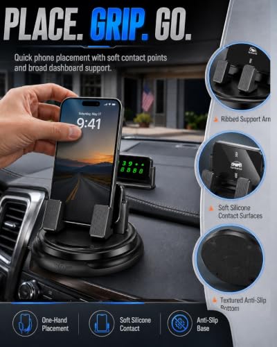 Car Phone Holder 360 Degree Rotation Navigation Mount Splendid - Product Imagery