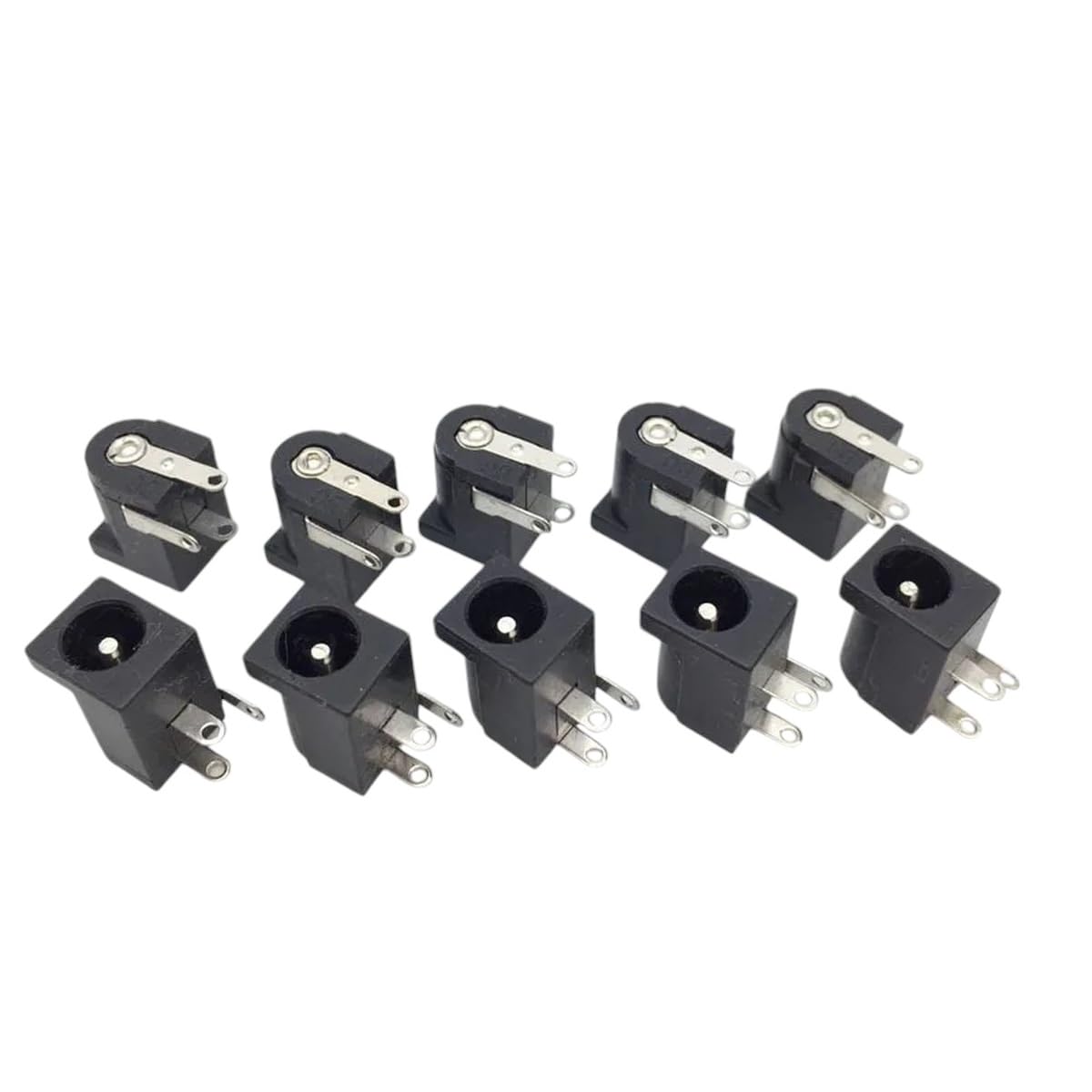 10Pcs DC-005 Black DC Power Jack Socket Connector DC005 5.5 * - Product Imagery