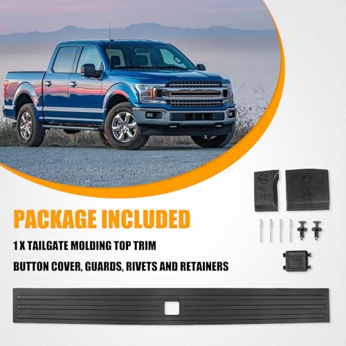 RANSOTO Tailgate Molding Top Trim Cap Compatible with 2015 2016 - Product Imagery