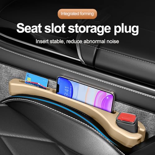 2PCS Car Seat Gap Filler Organizer with Phone Holder,[Upgrade - Product Imagery