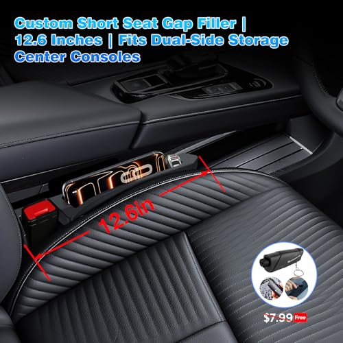 Half-Sized Seat Gap Filler Compatible with Ford F150 F250 F350 - Product Imagery