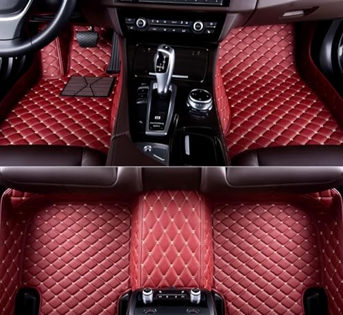 SARAHS Customized car Floor mats (Wine red) - Product Imagery