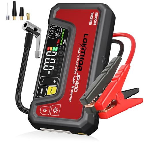 LOKITHOR JP400 Jump Starter with Air Compressor for 8.5L - Product Imagery