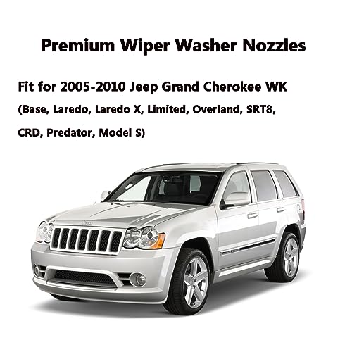 68260443AA Premium Wiper Washer Nozzles Fit for 2005-2023 Jeep - Product Imagery