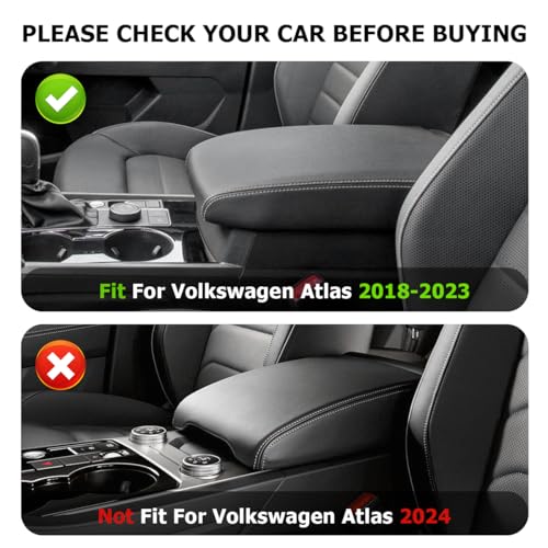 INTGET Center Console Armrest Cover for VW Volkswagen Atlas - Product Imagery