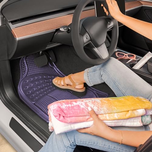 Carbella Automotive Floor Mats for Cars, 2 Piece Car Floor Mats - Product Imagery