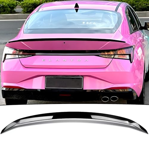 Rear Spoiler Wing Fit for Hyundai Elantra 2021-2026 Accessories - Product Imagery