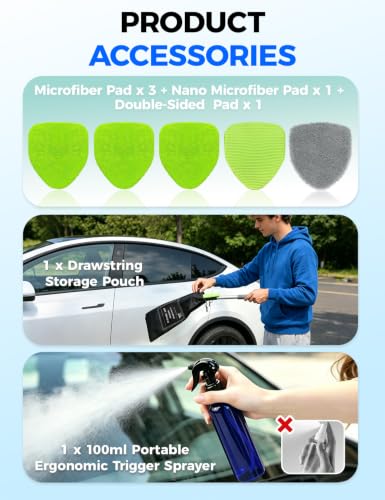 XINDELL Interior Windshield Cleaner Tool – Car Interior Window - Product Imagery