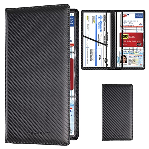 TOURSUIT Car Registration & Insurance Card Holder, Carbon Fiber - Product Imagery