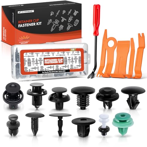 A-Premium 118PCS Retainer Clip Kit Compatible with Honda Pilot - Product Imagery