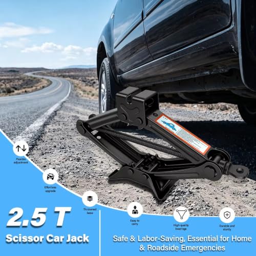2.5T Scissor Jack Car Lift for Mini Cooper Countryman Hardtop - Product Imagery