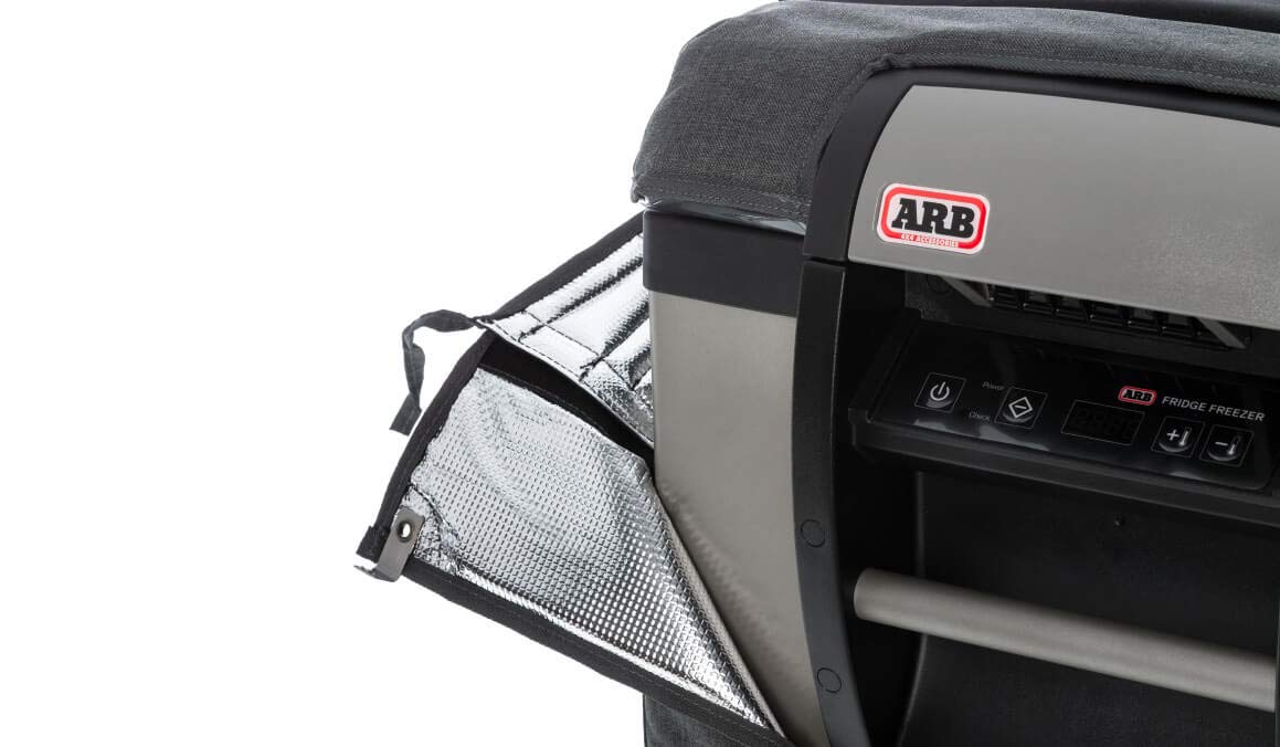 ARB Transit Bag Classic Fridge 50Q Series 2 Grey/Black (10900043) - Product Imagery