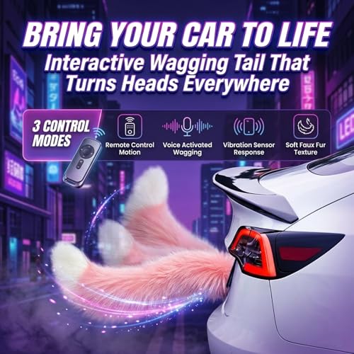 Animated Voice Activated Remote Control Car Tail Electric - Product Imagery