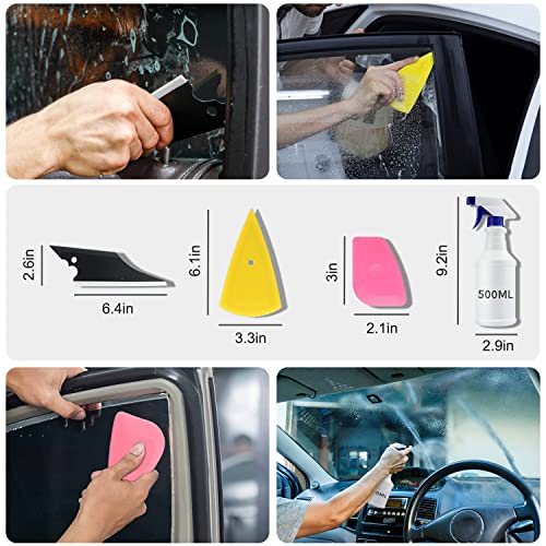 9 Pcs Vehicle Car Window Tint Application Tools Kit Glass - Product Imagery