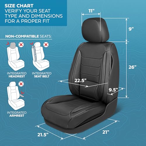 MotorBox Patriot Patriot Leather Seat Covers for Trucks & Cars - Product Imagery